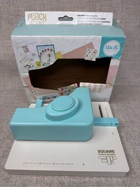 We R Memory Keepers Square Punch Board paper cutting tool crafting projects